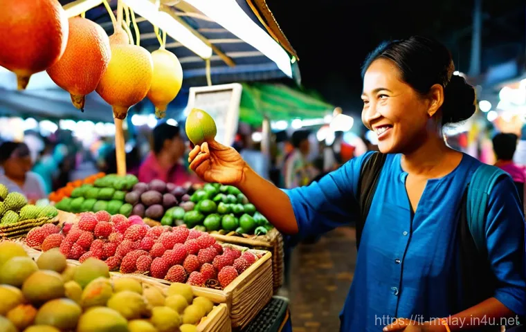 말레이시아의 현지인들과 소통하는 방법 - **Prompt:** "A vibrant and inviting scene at a bustling Malaysian hawker center during the early eve... 말레이시아의 현지인들과 소통하는 방법 - **Prompt:** "A vibrant and inviting scene at a bustling Malaysian hawker center during the early eve...
