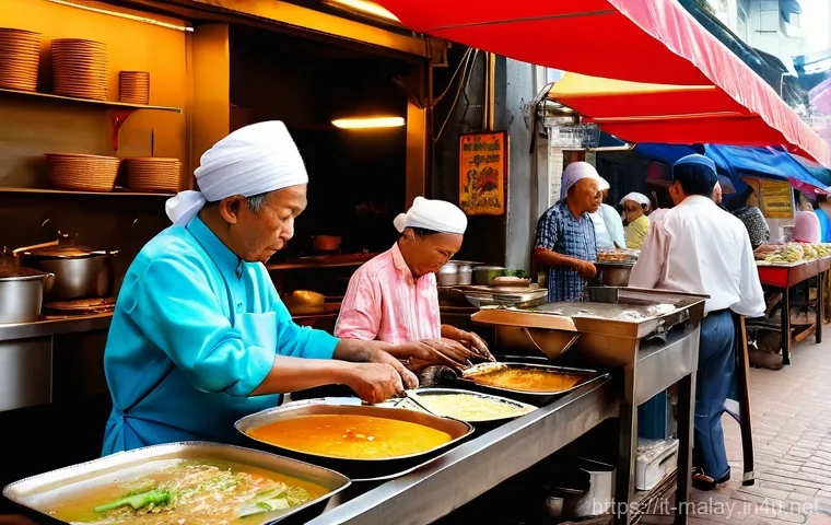 말레이시아 정치 시스템 이해 - **Prompt 1: Vibrant Malaysian Street Food Festival.**
Generate an image depicting a bustling out...